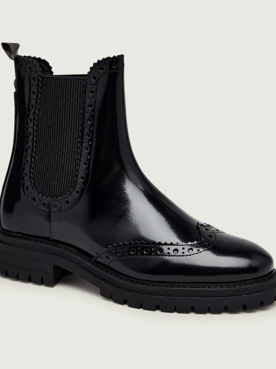 Zdjęcie produktu Barbour Skórzane sztyblety Fawne czarny