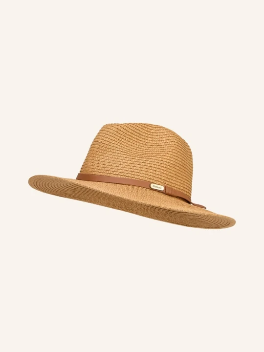 Zdjęcie produktu Barbour Słomkowy Kapelusz Evelyn braun BLADORÓŻOWY