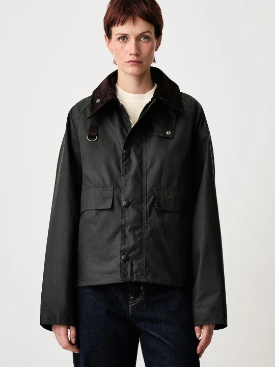 Zdjęcie produktu Barbour Spey Wax Jacket krótka kurtka damska bawełniana