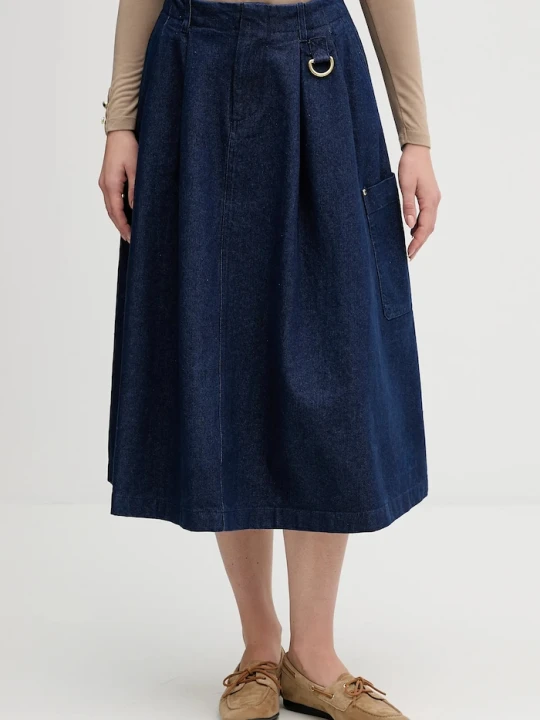 Zdjęcie produktu Barbour spódnica jeansowa Saima granatowy