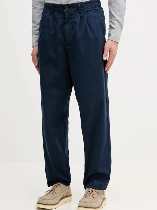 Zdjęcie produktu Barbour spodnie bawełniane Cole granatowy