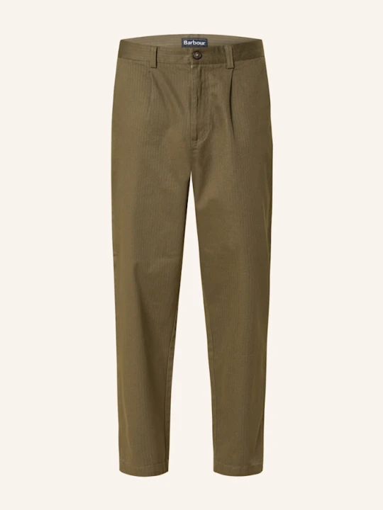 Zdjęcie produktu Barbour Spodnie Garniturowe Bayview Relaxed Fit gruen