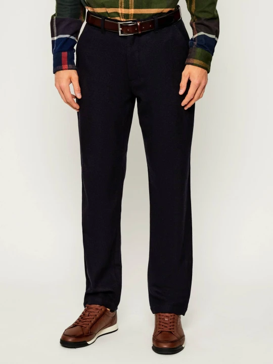 Zdjęcie produktu Barbour Spodnie Tailored | Regular Fit | z dodatkiem wełny granatowy