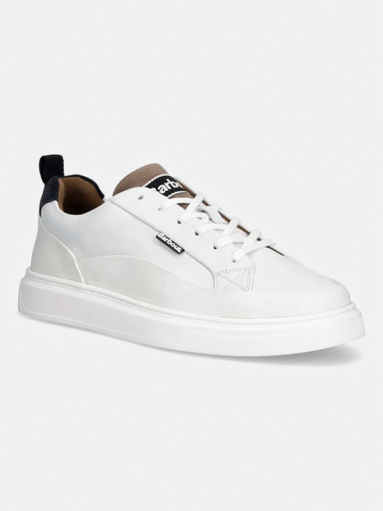 Zdjęcie produktu Barbour Stannington sneakersy męskie skórzane biały