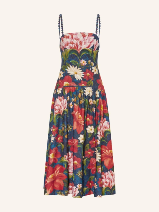 Zdjęcie produktu Barbour Sukienka Wild Flower Midi Z Lnu blau
