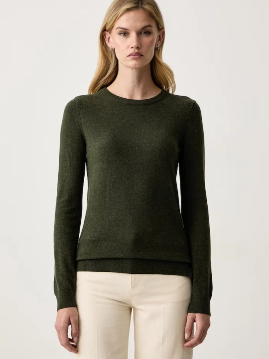 Zdjęcie produktu Barbour sweter damski z wełną Pendle zielony