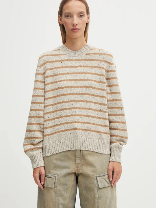 Zdjęcie produktu Barbour sweter z wełną Claydon Knitted Jumper