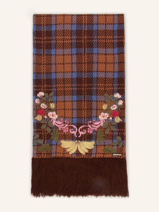 Zdjęcie produktu Barbour Szal Angelonia braun brązowy