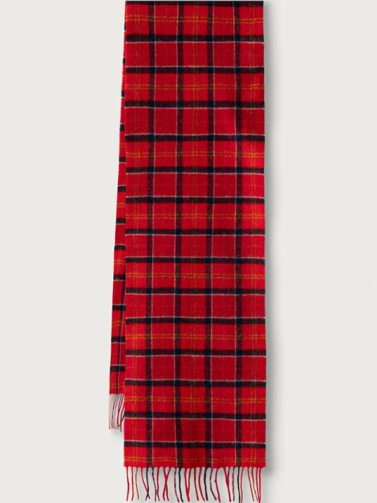 Zdjęcie produktu Barbour szalik wełniany czerwony