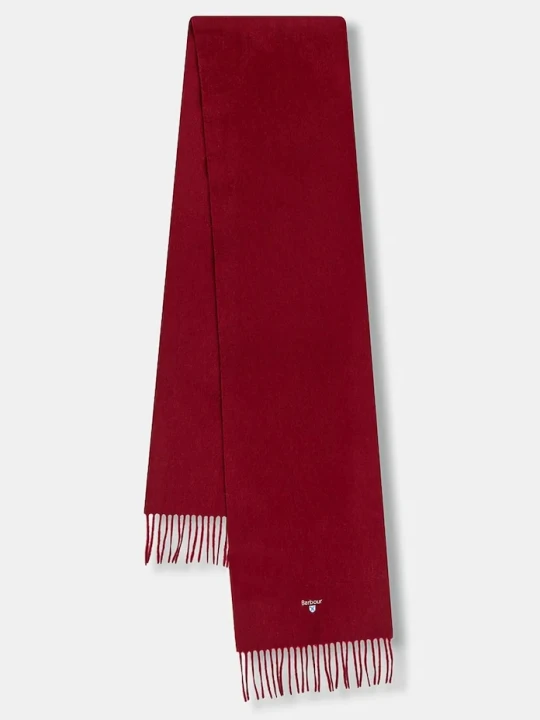 Zdjęcie produktu Barbour szalik wełniany czerwony