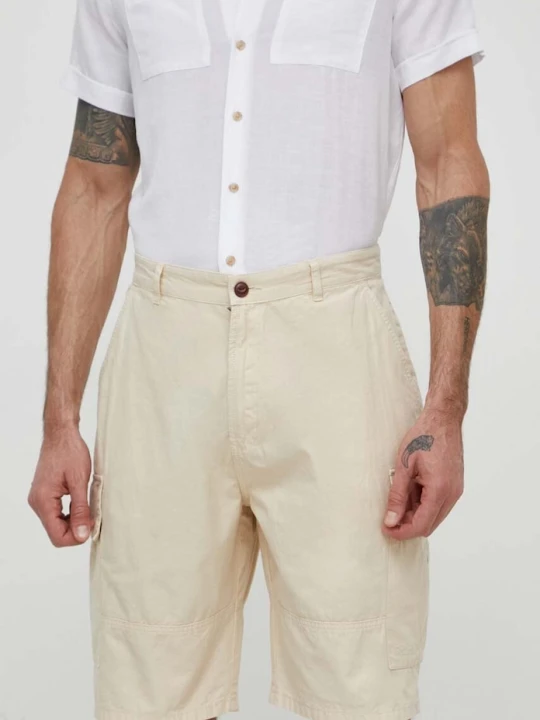 Zdjęcie produktu Barbour szorty bawełniane Essentials beżowy