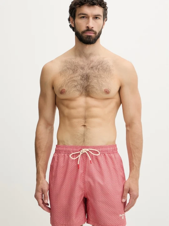 Zdjęcie produktu Barbour szorty kąpielowe męskie Shell Swim Short pomarańczowy