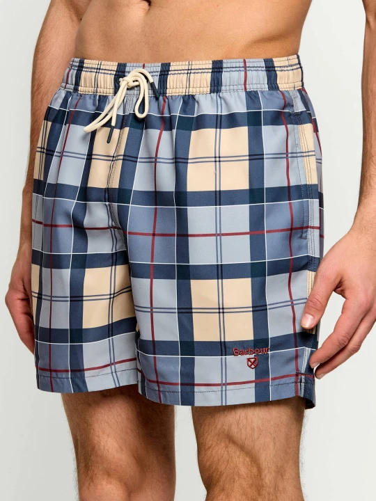 Zdjęcie produktu Barbour Szorty kąpielowe Staple Tartan | Regular Fit niebieski