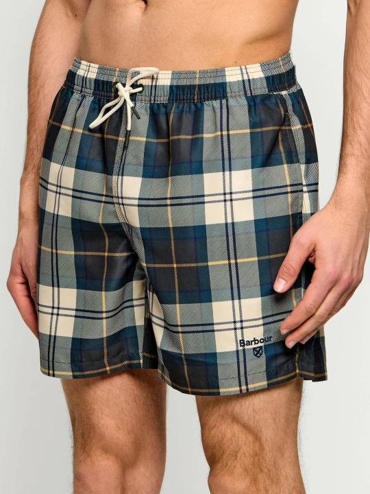 Zdjęcie produktu Barbour Szorty kąpielowe Staple Tartan | Regular Fit zielony