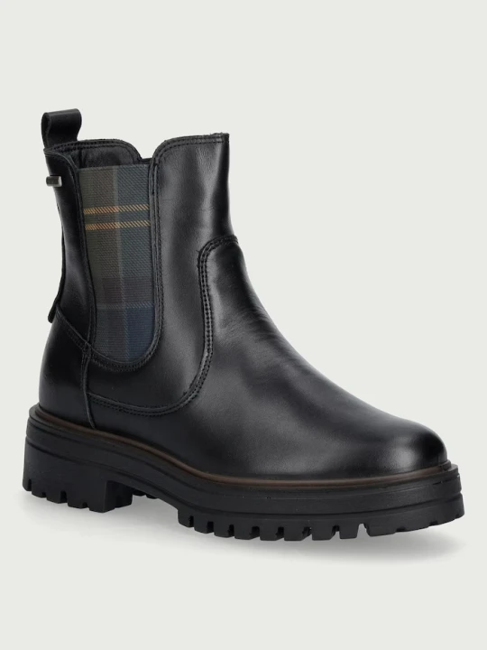 Zdjęcie produktu Barbour sztyblety damskie skórzane Amberley czarny