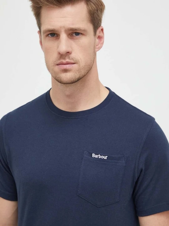 Zdjęcie produktu Barbour t-shirt bawełniany granatowy