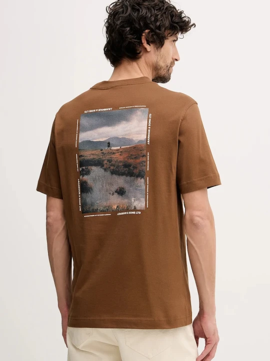Zdjęcie produktu Barbour t-shirt bawełniany Parkend