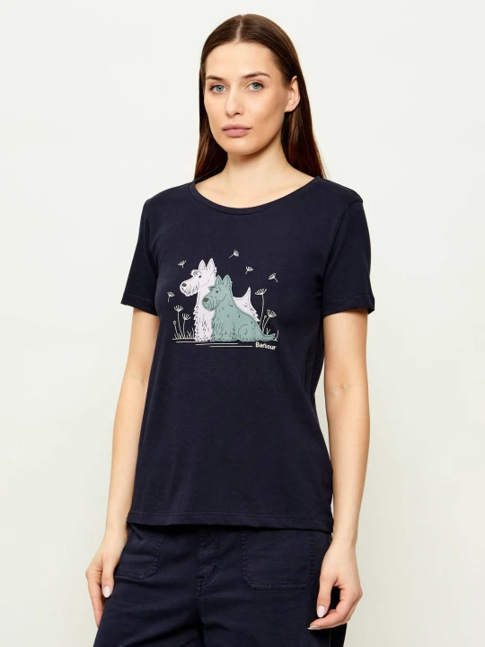 Zdjęcie produktu Barbour T-shirt Clover | Classic fit granatowy
