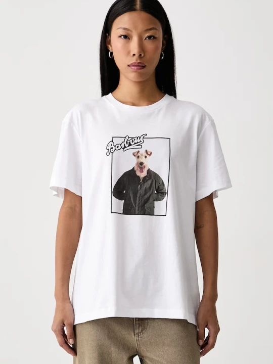 Zdjęcie produktu Barbour T-shirt damski bawełniany Mariana biały