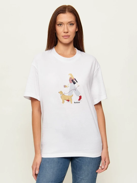 Zdjęcie produktu Barbour T-shirt Derwent | Regular Fit biały