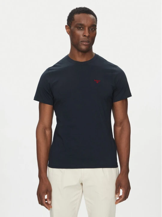 Zdjęcie produktu Barbour T-Shirt Essential Sports MTS0331NY91 Granatowy Tailored Fit