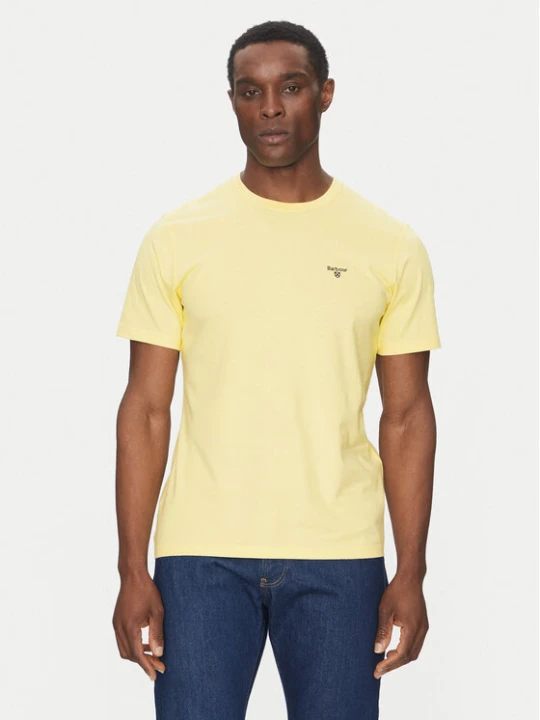 Zdjęcie produktu Barbour T-Shirt Essential Sports MTS0331YE36 Żółty Tailored Fit