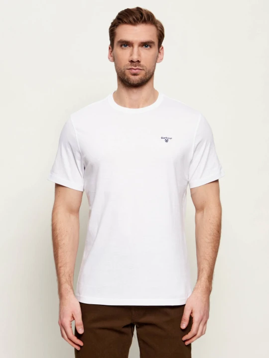 Zdjęcie produktu Barbour T-shirt Essential Sports | Tailored slim biały