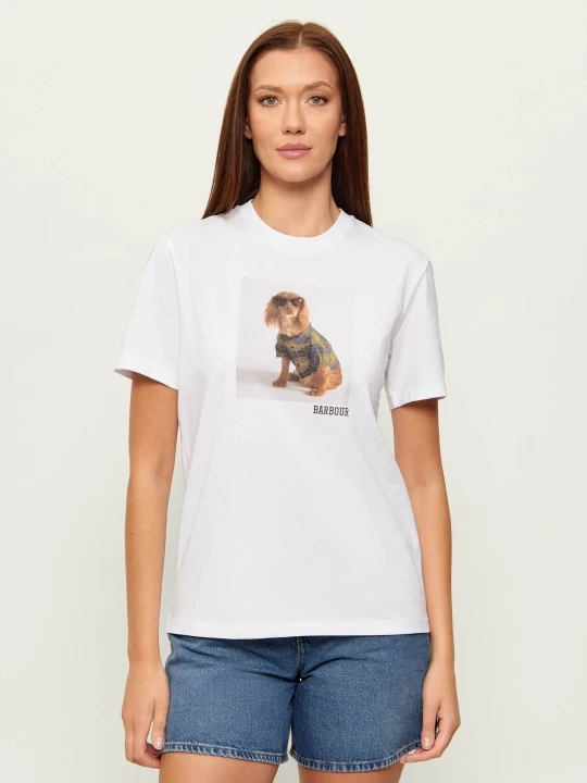Zdjęcie produktu Barbour T-shirt Marine | Regular Fit biały