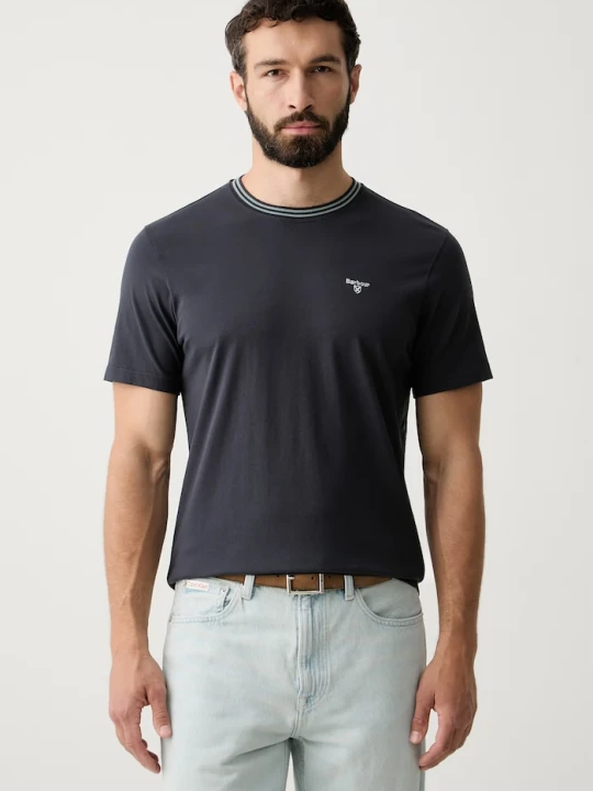 Zdjęcie produktu Barbour T-shirt męski bawełniany AUSTWICK granatowy