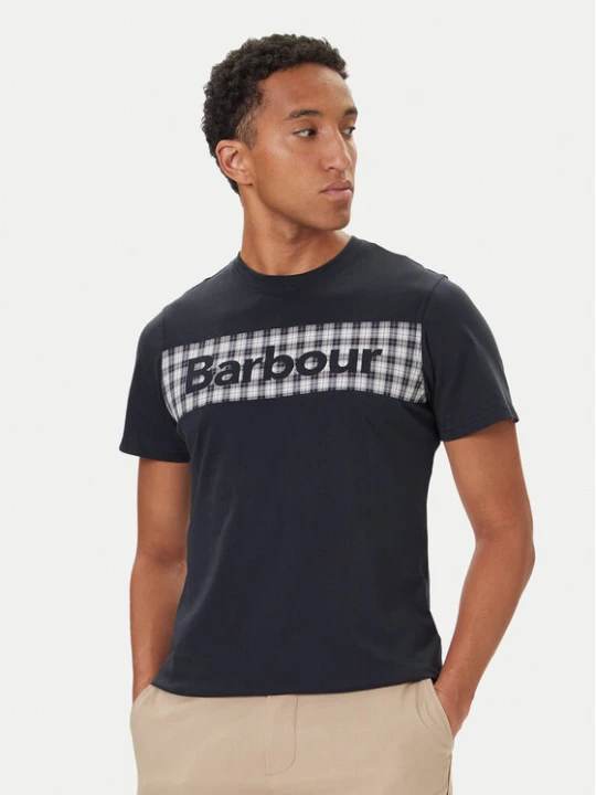 Zdjęcie produktu Barbour T-Shirt MTS1496NY91 Granatowy Regular Fit