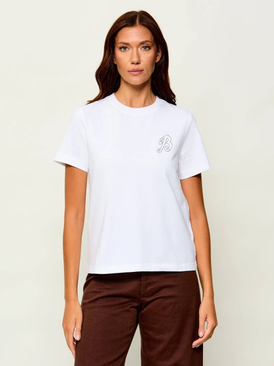 Zdjęcie produktu Barbour T-shirt Rosalie | Relaxed fit biały