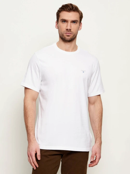 Zdjęcie produktu Barbour T-shirt Tartan Sports | Regular Fit biały