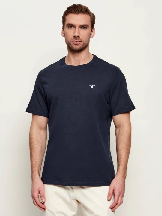 Zdjęcie produktu Barbour T-shirt Tartan | Tailored slim granatowy