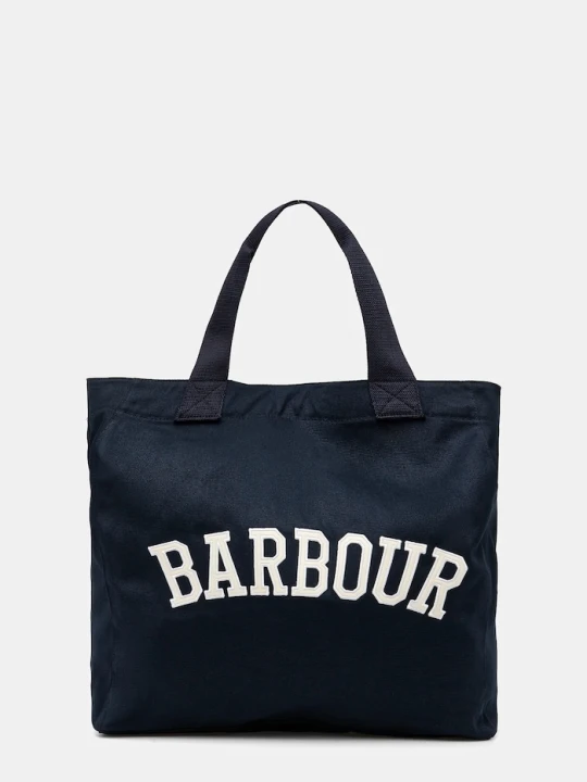 Zdjęcie produktu Barbour torebka bawełniana granatowy