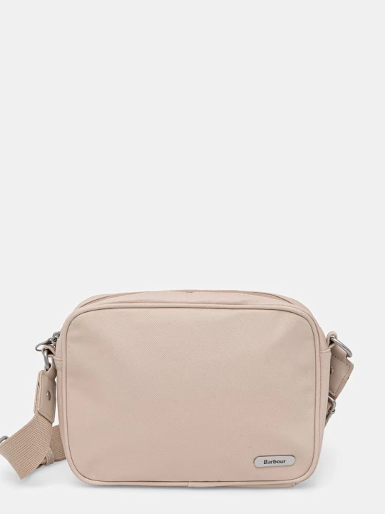 Zdjęcie produktu Barbour torebka crossbody damska bawełniana Olivia beżowy