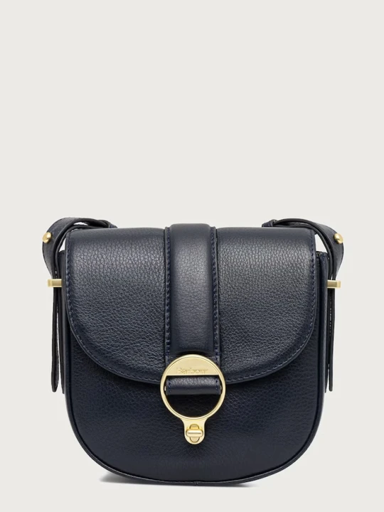 Zdjęcie produktu Barbour torebka crossbody damska skórzana granatowy