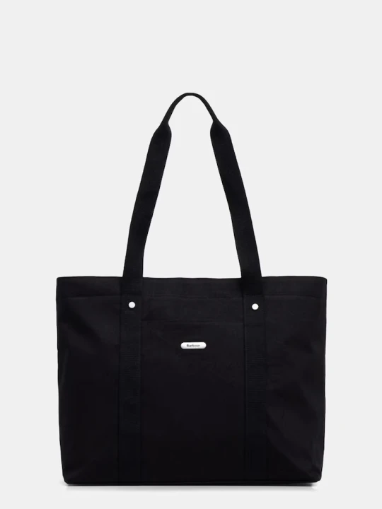 Zdjęcie produktu Barbour torebka tote damska bawełniana Olivia czarny