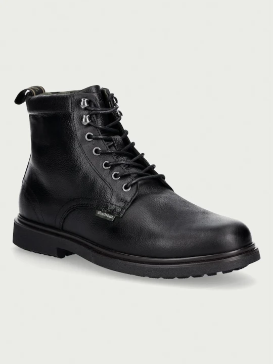 Zdjęcie produktu Barbour trzewiki męskie skórzane Bellister czarny