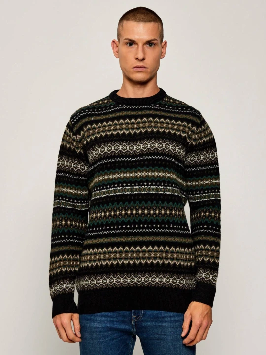 Zdjęcie produktu Barbour Wełniany sweter Isle Crew | Regular Fit