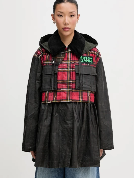 Zdjęcie produktu Barbour x Ganni kurtka przejściowa bawełniana