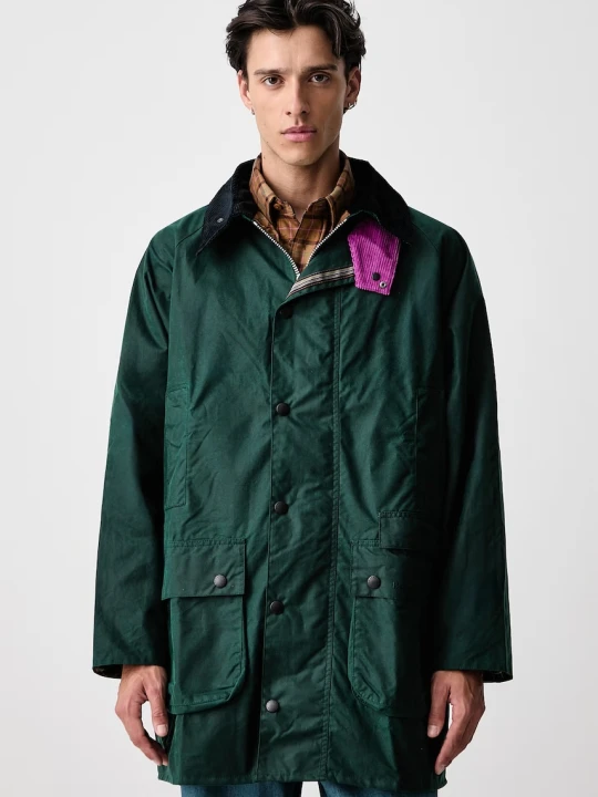 Zdjęcie produktu Barbour x PAUL SMITH kurtka przejściowa bawełniana męska