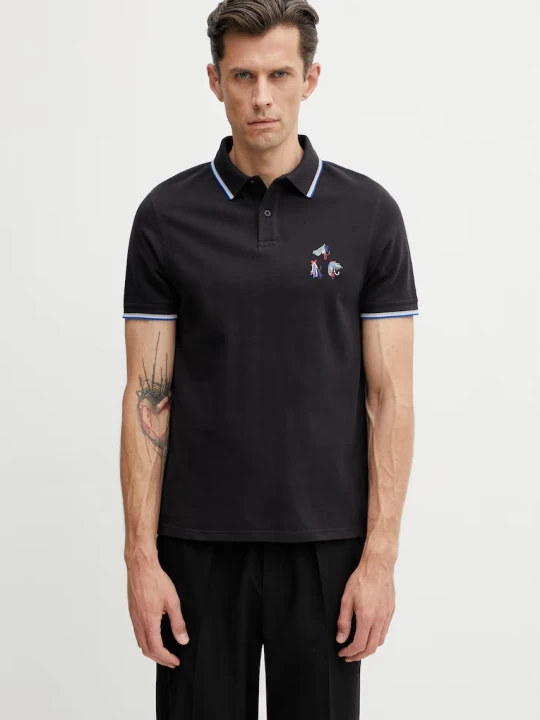 Zdjęcie produktu Barbour x Paul Smith Lure polo bawełniane męskie