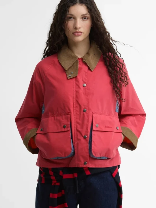 Zdjęcie produktu Barbour x Paul Smith Spey kurtka damska bawełniana
