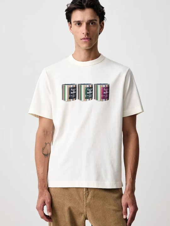 Zdjęcie produktu Barbour x PAUL SMITH T-shirt bawełniany męski
