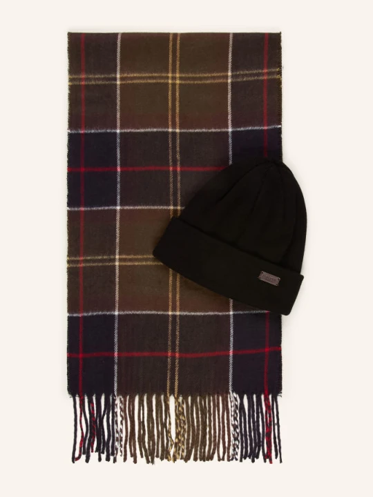 Zdjęcie produktu Barbour Zestaw: Szalik I Czapka gruen