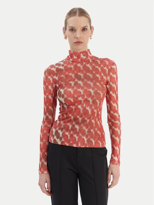 Zdjęcie produktu Bardot Bluzka Alba 60287TB Czerwony Slim Fit