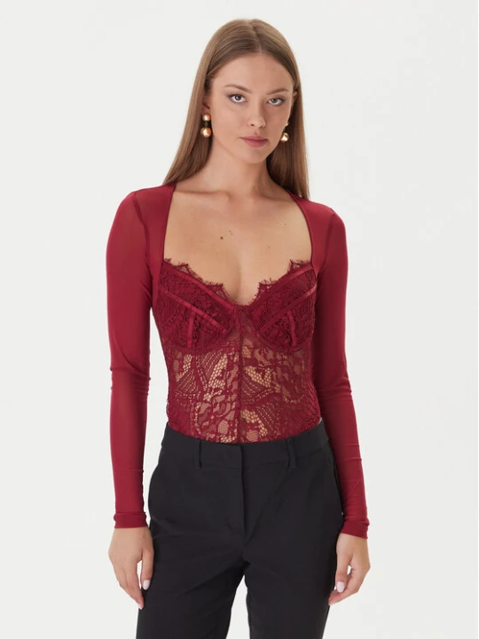 Zdjęcie produktu Bardot Body Farrah Lace 51150TB3 Bordowy