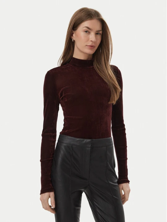 Zdjęcie produktu Bardot Body Rosalia 60611TB Bordowy Slim Fit