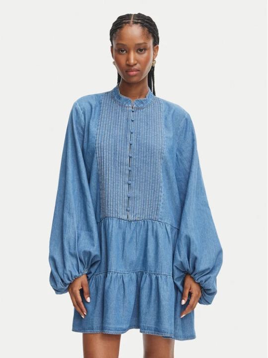 Zdjęcie produktu Bardot Sukienka jeansowa Antonia 91440DB Niebieski Regular Fit