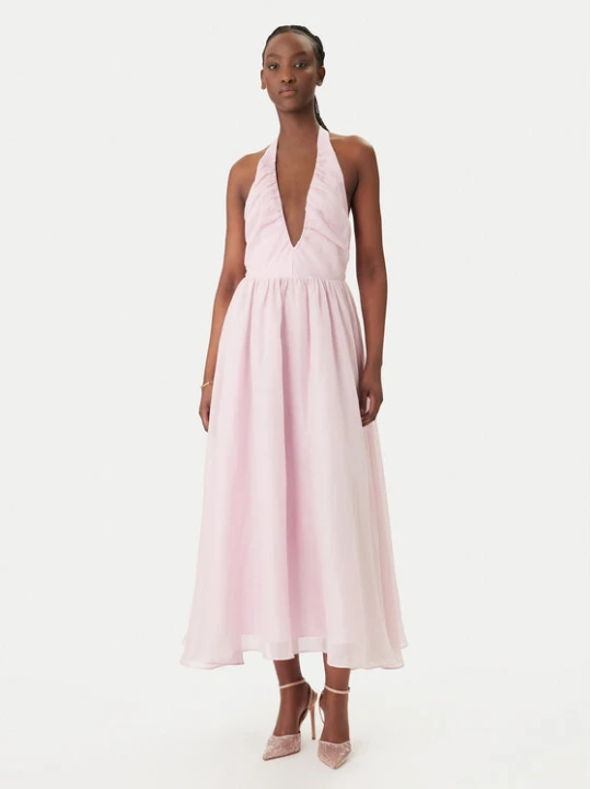 Zdjęcie produktu Bardot Sukienka koktajlowa Dorota Halter Neck 60206DB Różowy Regular Fit
